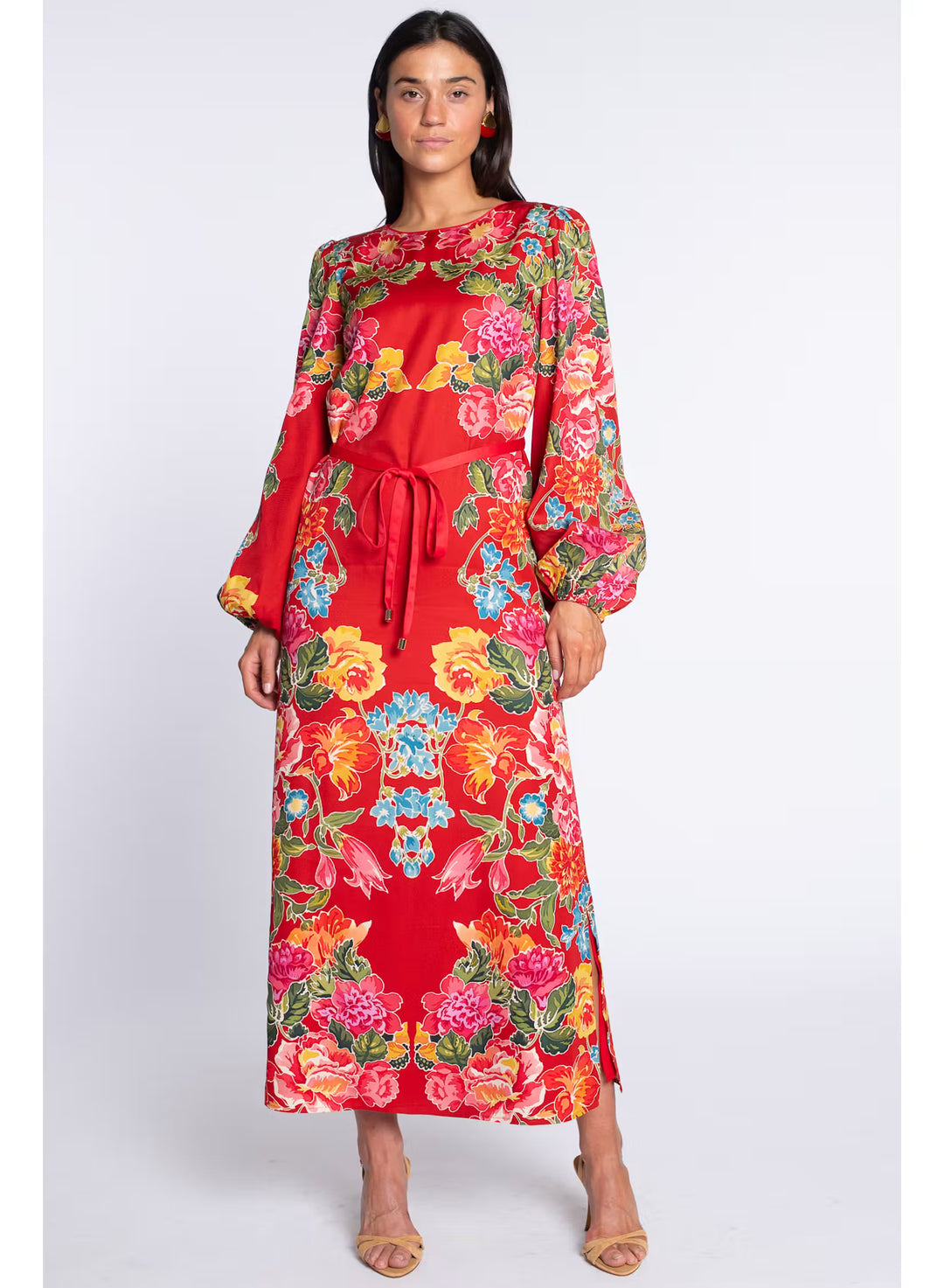 Elizabeth James The Label Dawn Maxi Dress in Fall Blooms