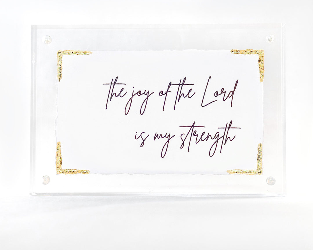 Eva Belle The Joy of The Lord Frame