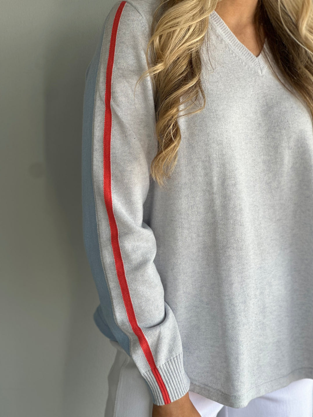 Open Skies White Sweater