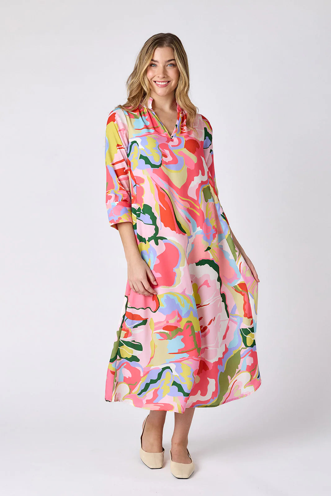 Crosby Fia Caftan in Flutter