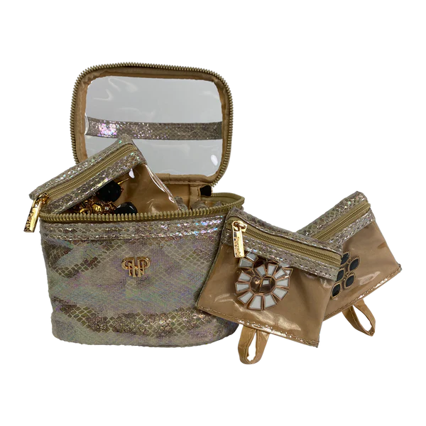 PurseN Getaway Jewelry Case - Glimmer Leopard