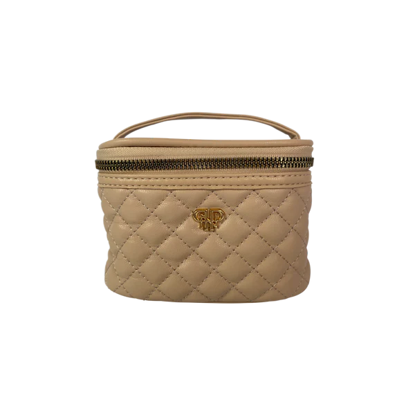 PurseN Getaway Jewelry Case - Nude Quilted