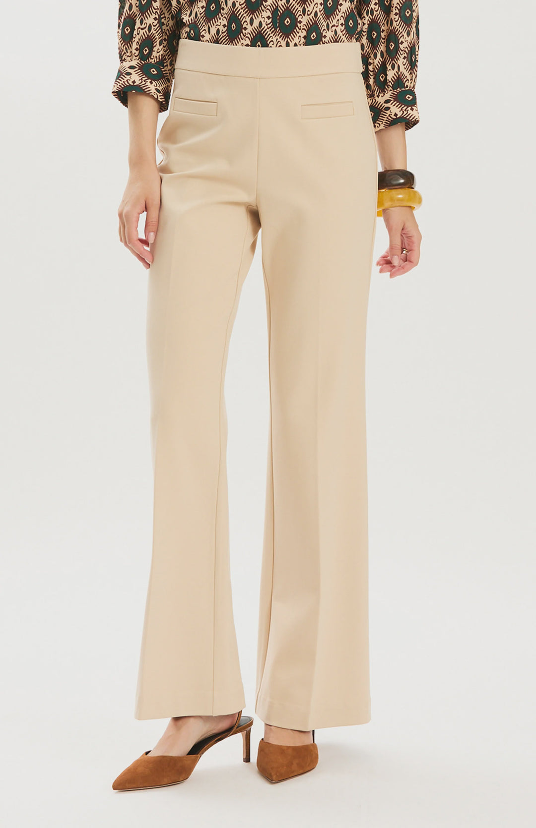 Tyler Boe Marilyn Knit Pant in Fawn