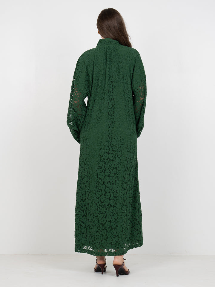 Emily Mccarthy Fiona Dress in Eden Green