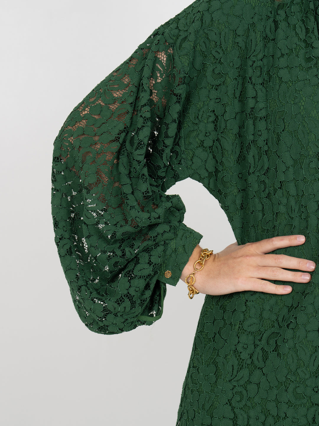 Emily Mccarthy Fiona Dress in Eden Green