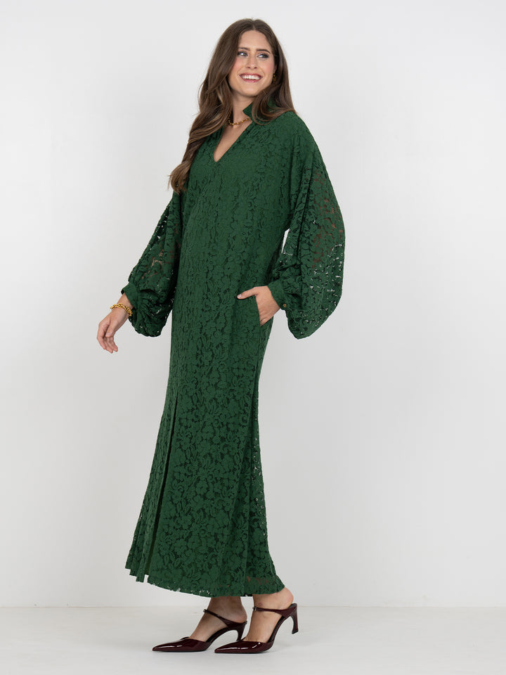 Emily Mccarthy Fiona Dress in Eden Green