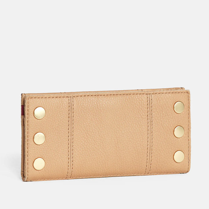 Hammitt 110 North Bifold Leather Wallet in Toast Tan/Brush Gold