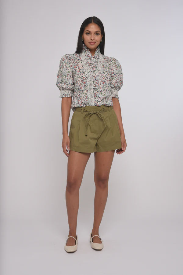 Love The Label Zuri Top in Tapestry Liberty Print