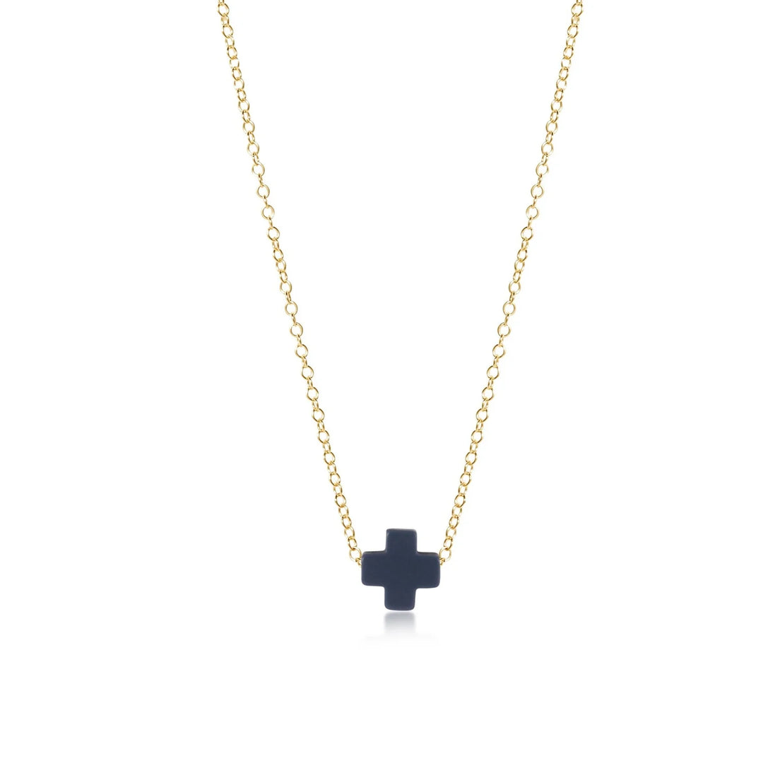 enewton 16" Necklace Gold - Signature Small Cross