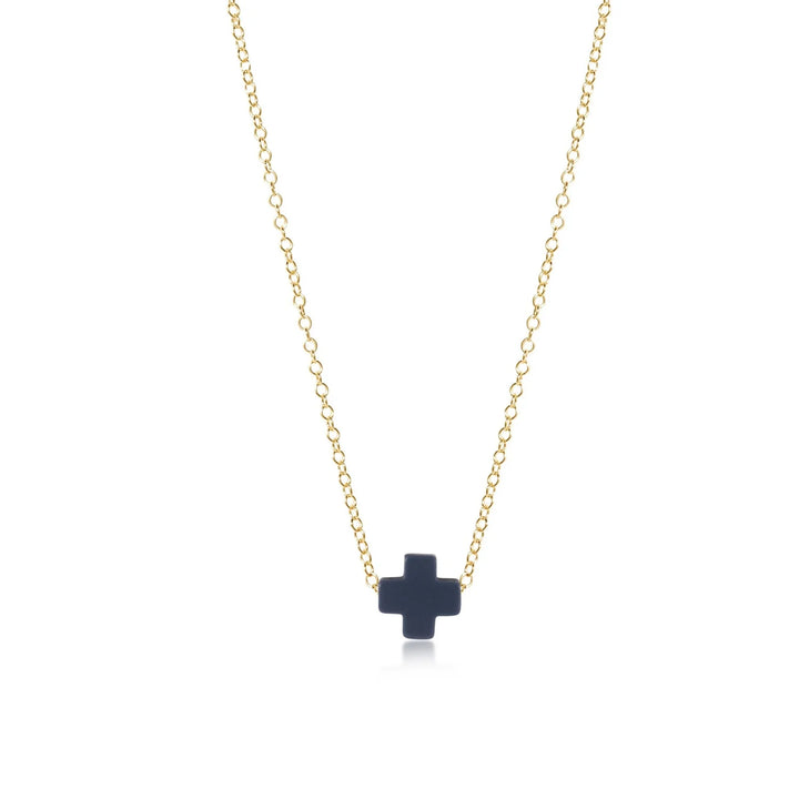 enewton 16" Necklace Gold - Signature Small Cross