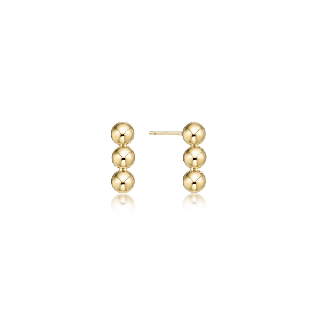 enewton  joy stud - 4mm gold