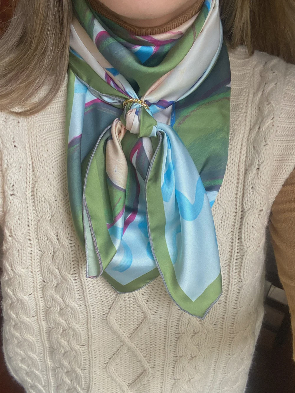 Mimi Miller The Delta Magnolia Scarf