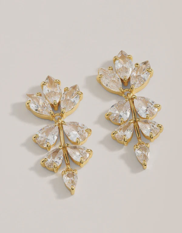 Henrietta Petite Earrings Crystal