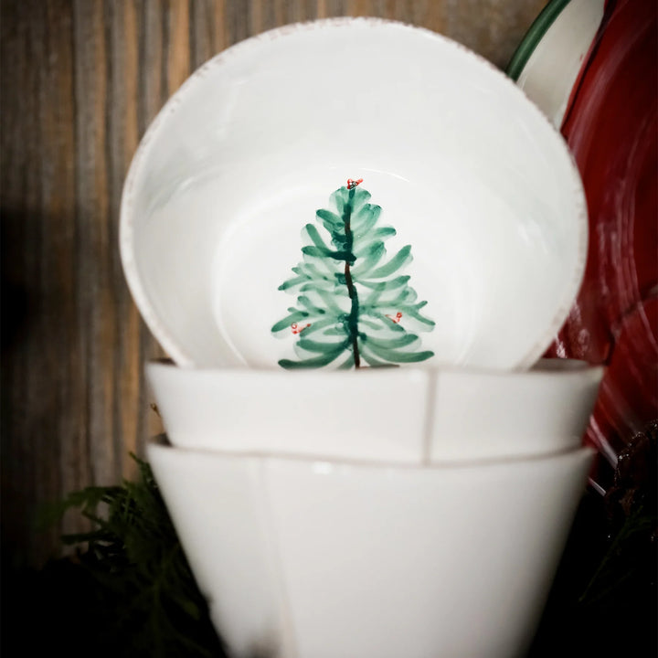 VIETRI LASTRA HOLIDAY STACKING CEREAL BOWL