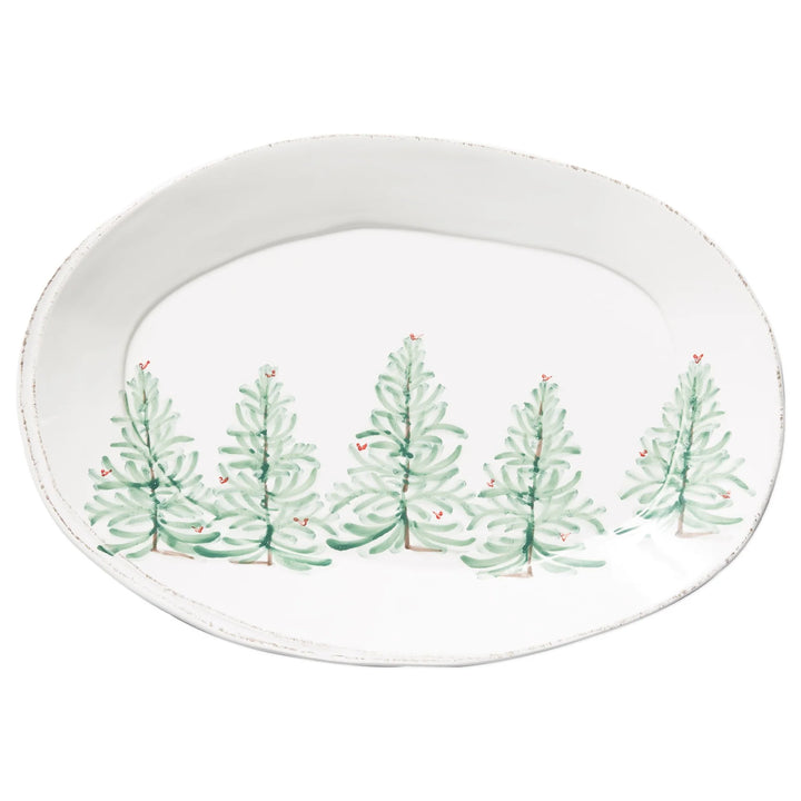 VIETRI LASTRA HOLIDAY OVAL PLATTER