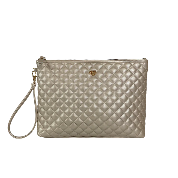 PurseN Litt Makeup Case - Pearl Quilted