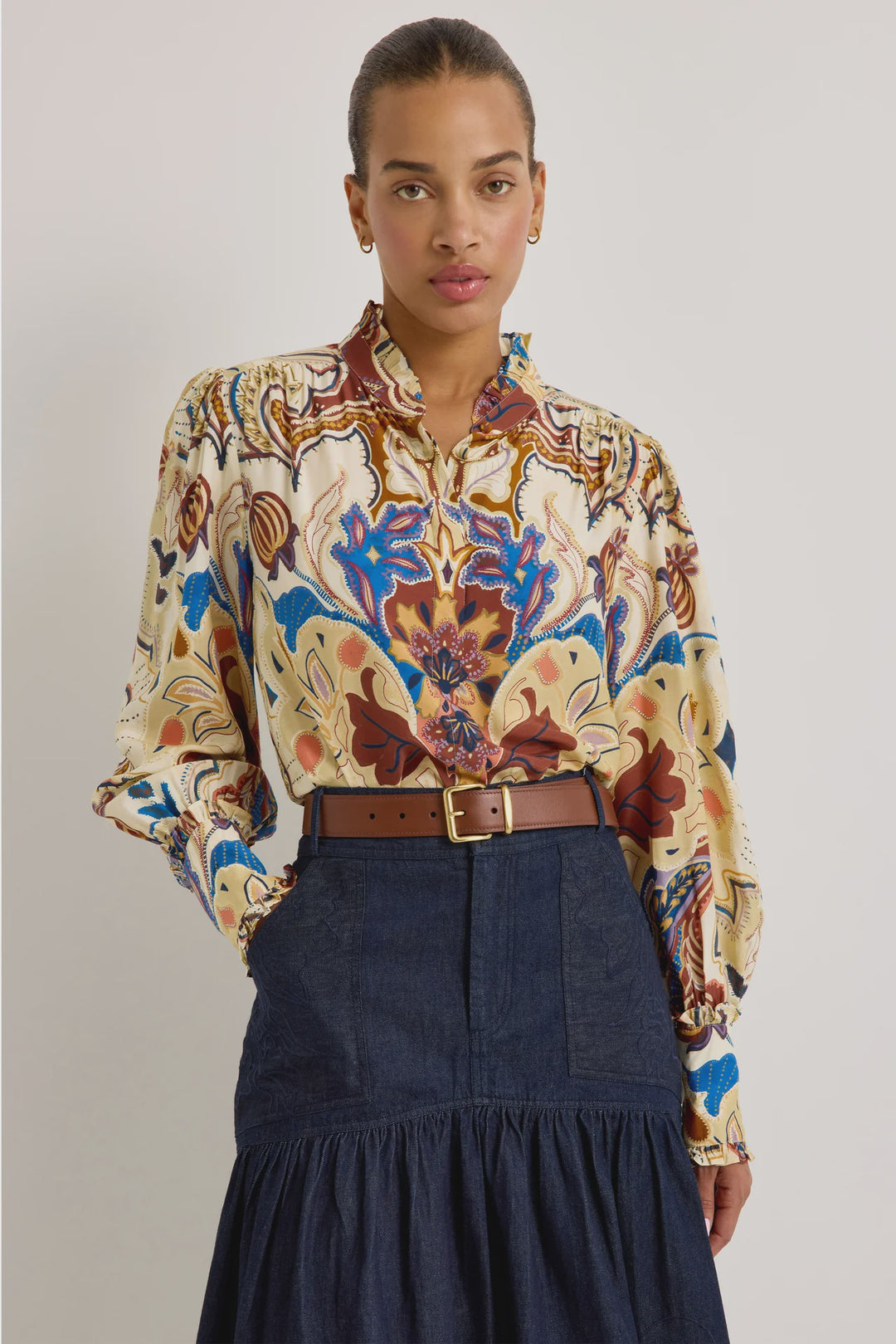 Marie Oliver Montana Blouse in Rodeo
