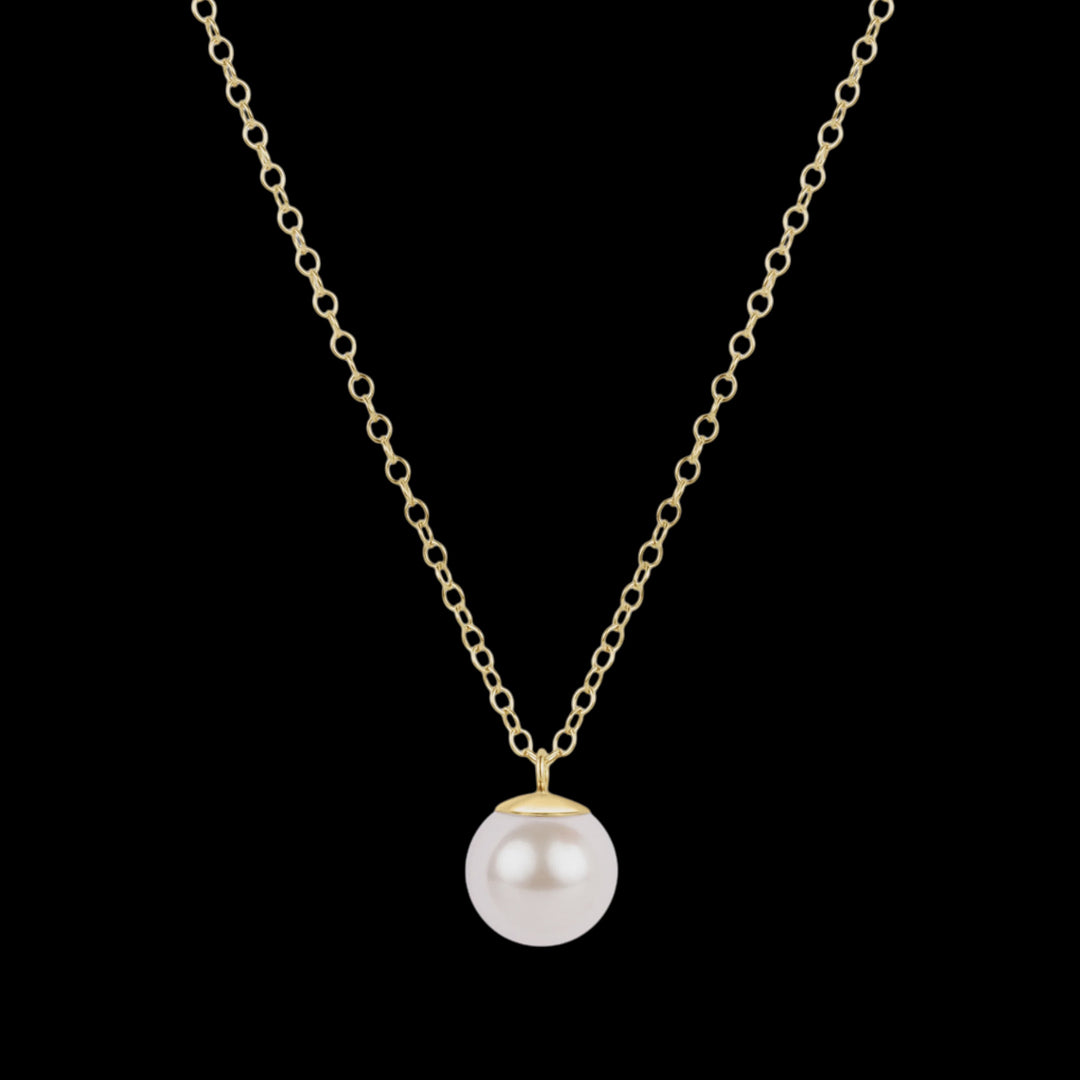 Enewton 16" necklace gold - classic pearl 10mm charm