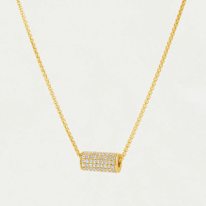 Dean Davidson Petit Pavé Mini Tube Necklace