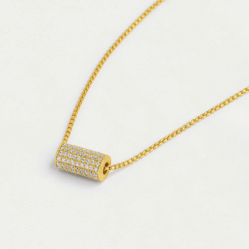 Dean Davidson Petit Pavé Mini Tube Necklace