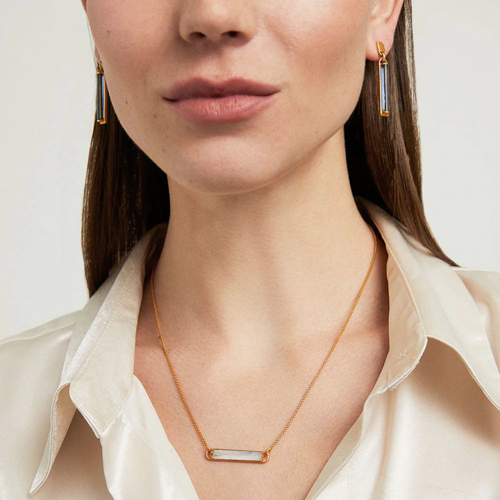 Dean Davidson Revival Gemstone Necklace in Moonstone Gold