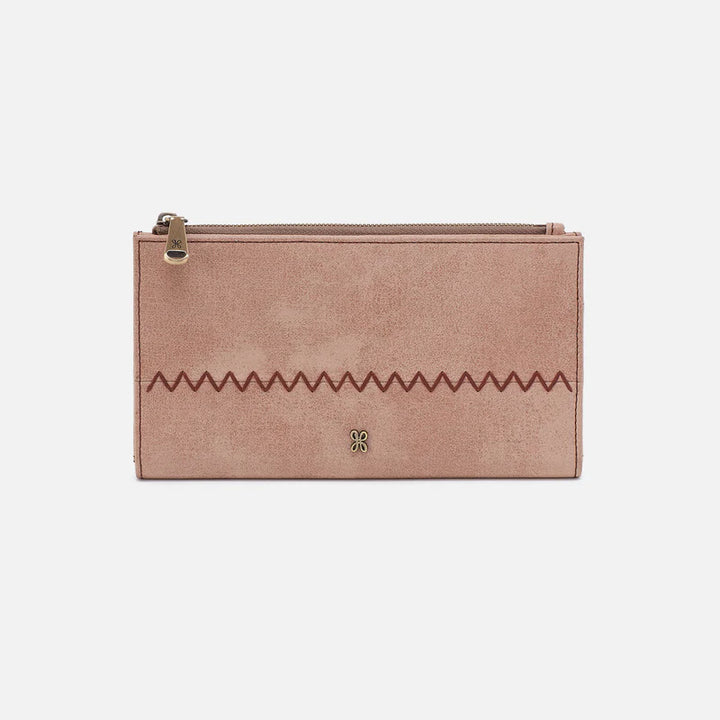 Hobo Jill Large Bifold Wallet in Buffed Leather | Hazel