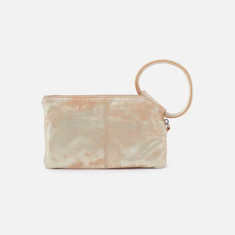 Hobo Sable Wristlet in Saddle Stardust