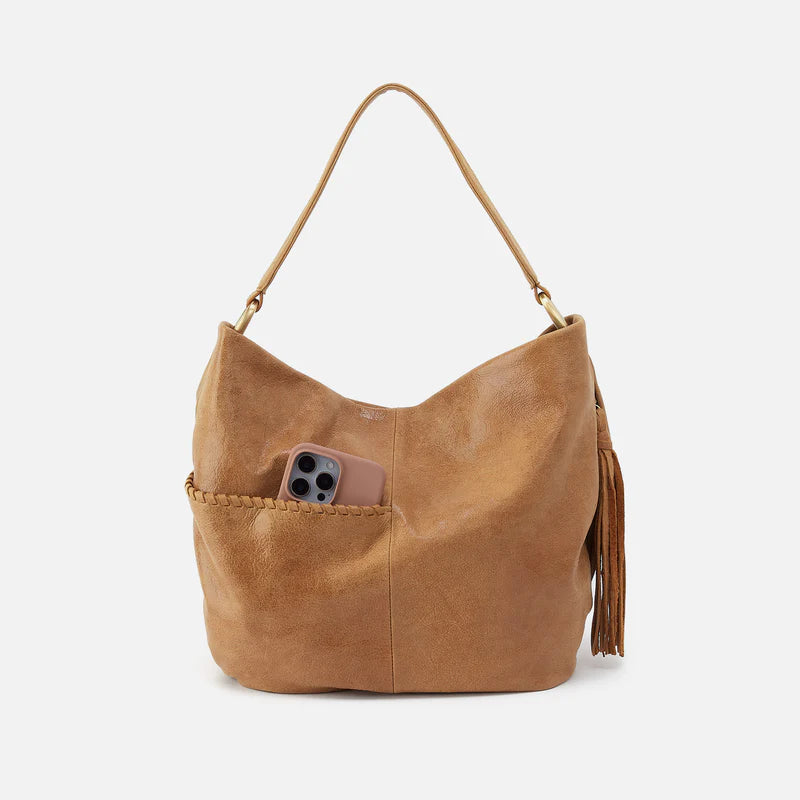 Hobo Harley Hobo in Buffed Leather | Whiskey