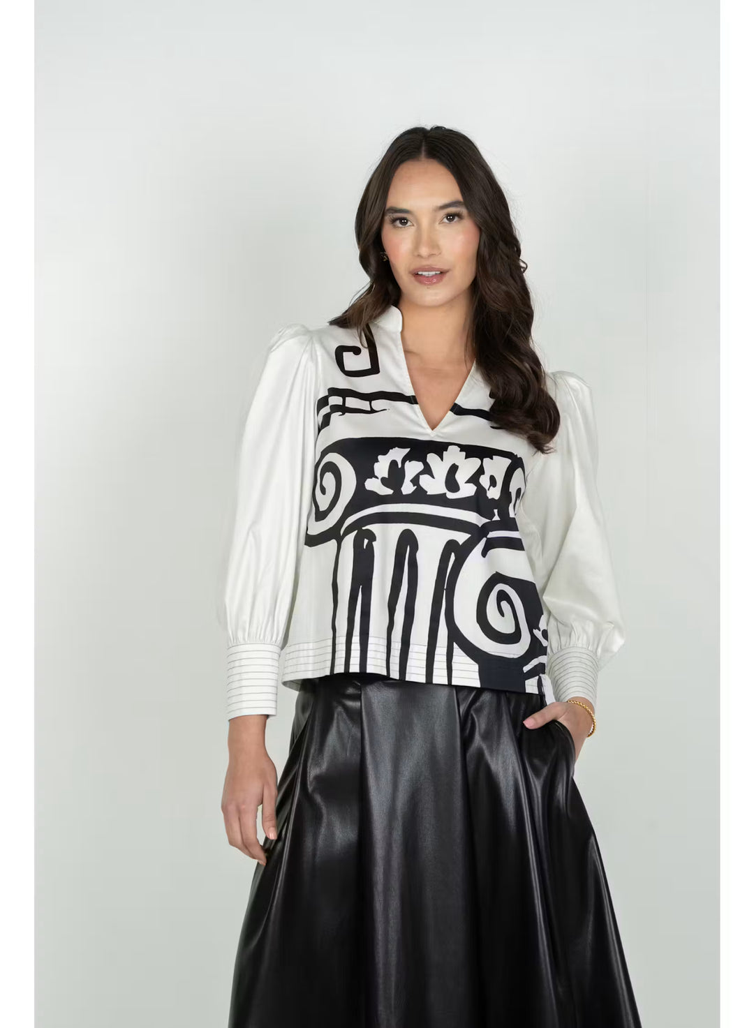 Emily McCarthy Hampton Top in Roma