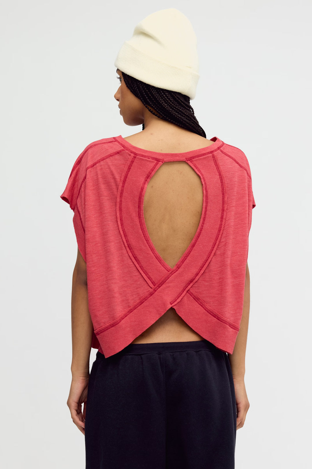 Free People Movement My Time Tee in Candy Apple Red