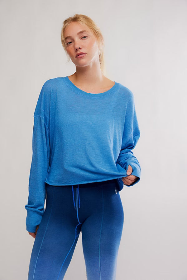 Free People Movement My Time Layer in Light Cobalt