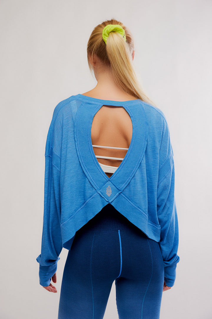 Free People Movement My Time Layer in Light Cobalt