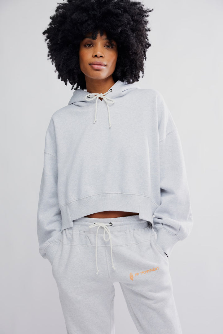 Free People Movement Undefeated Set in Light Heather Grey