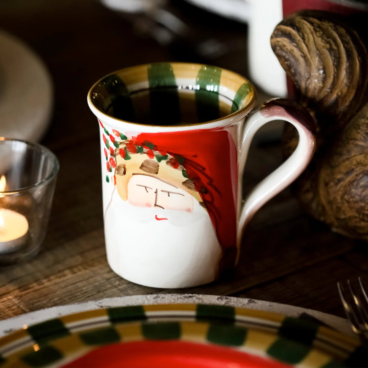 VIETRI OLD ST. NICK MUG - ANIMAL