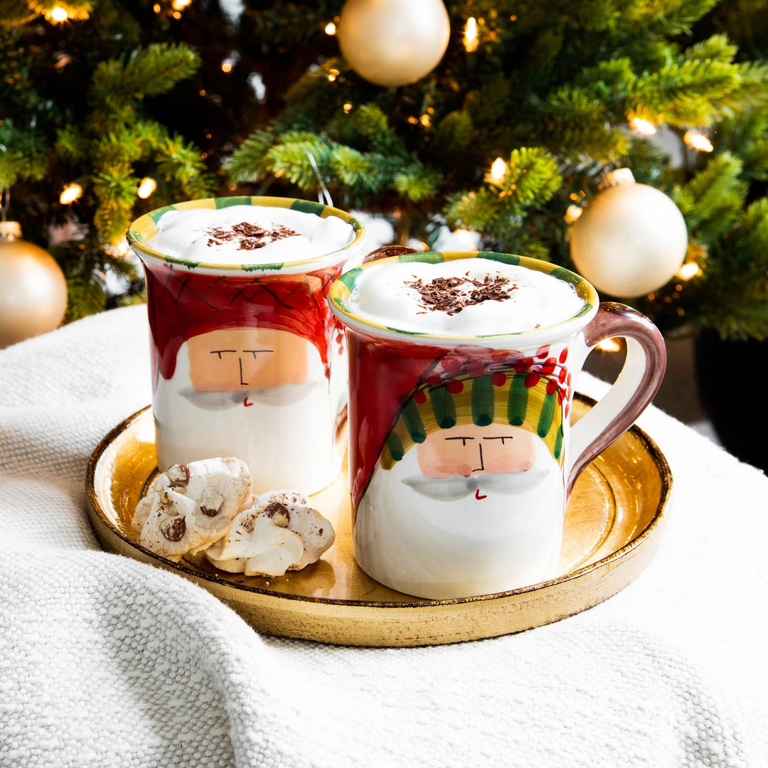 Vietri OLD ST. NICK MUG - STRIPED