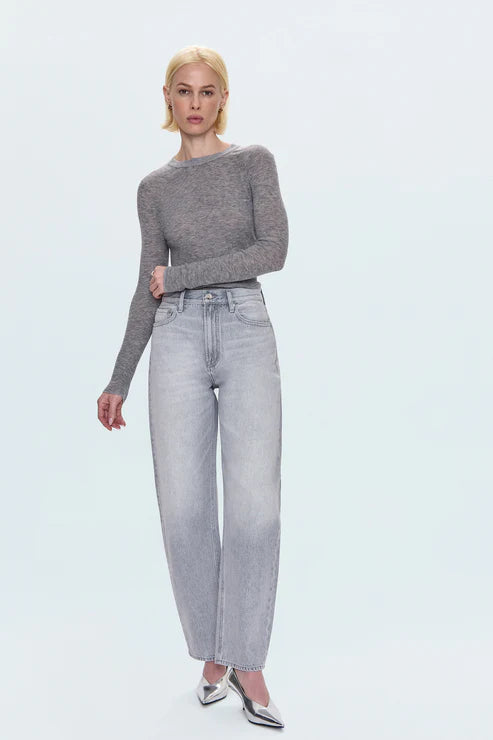 Pistola Wes High Rise Barrel Jean in Enigma
