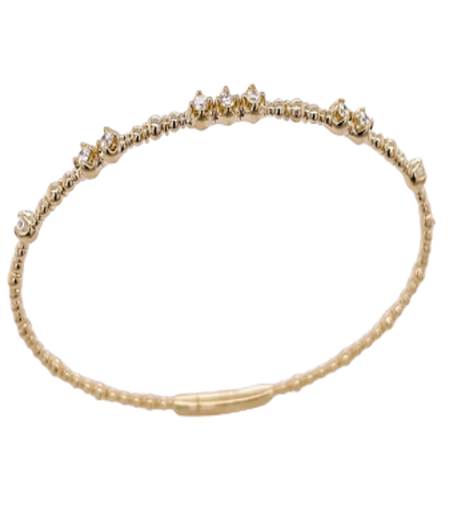 Heera Moti Two-Tone Multi Diamond Bracelet