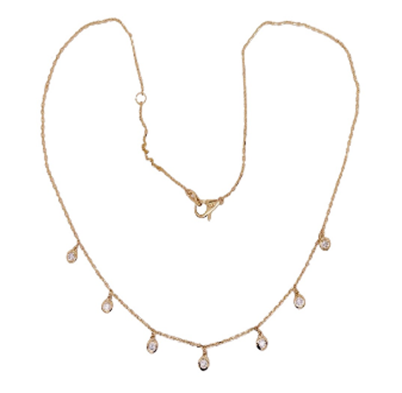 Herra Moti 7 Diamond Chain Necklace