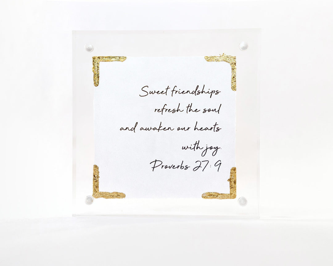 Eva Belle Sweet Friendships Frame