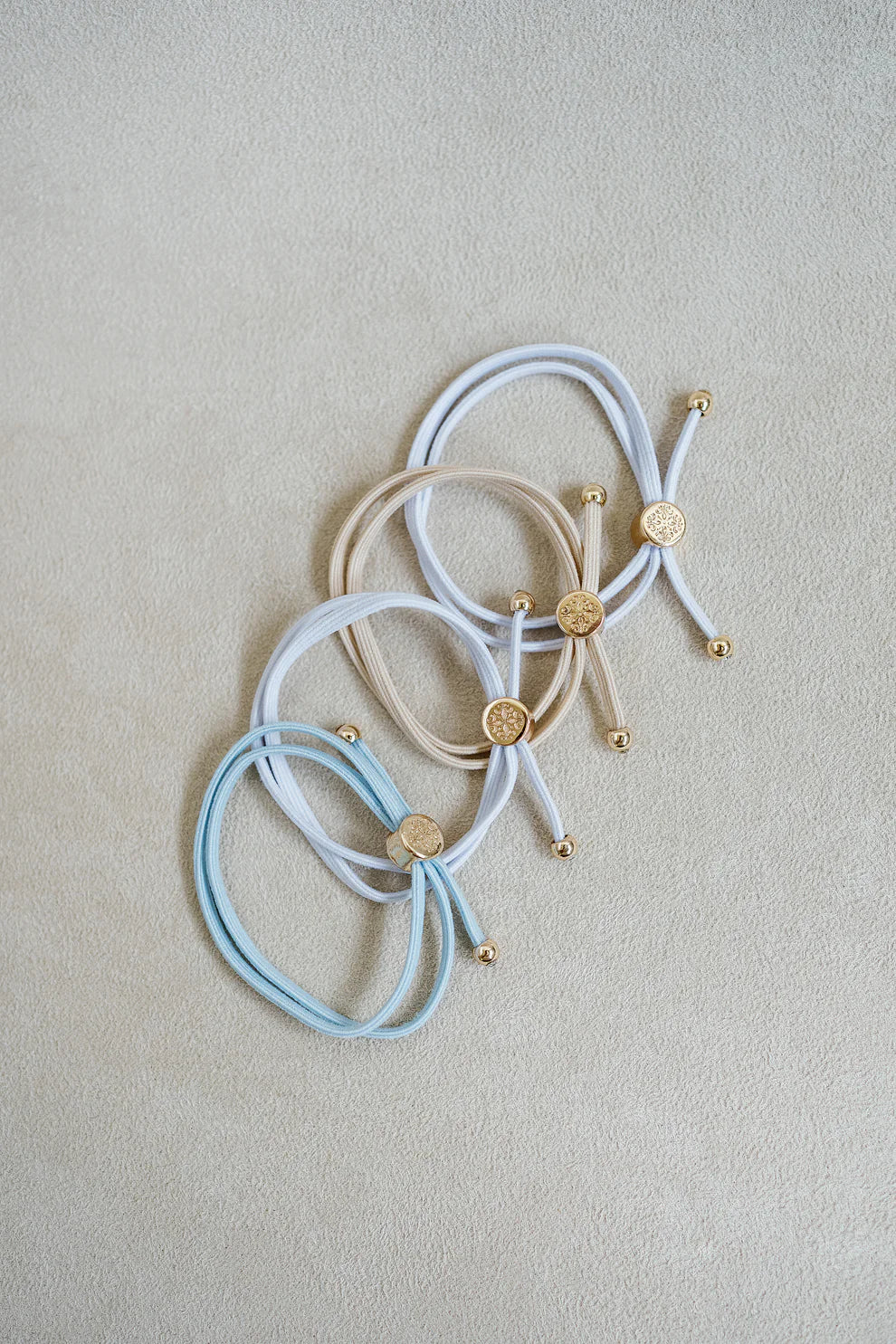 Skinny Hair Tie Set in Bride To Be