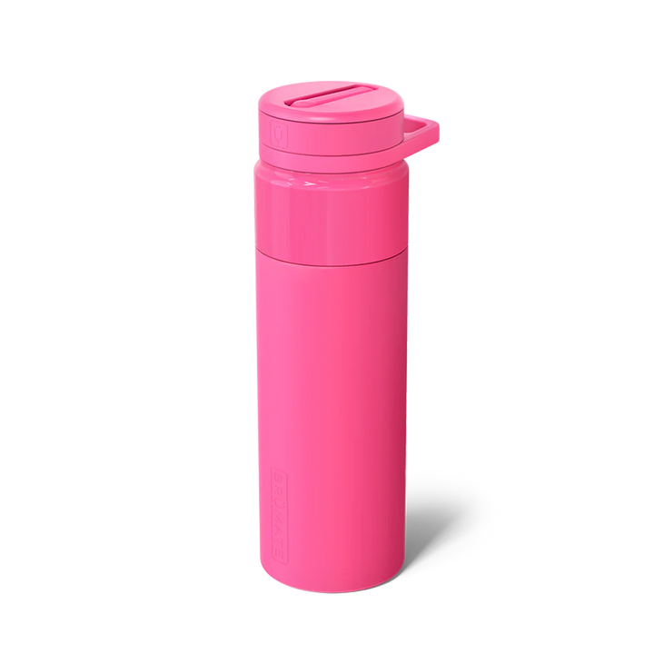 BrüMate Rotera 25 oz Water Bottle in Neon Pink