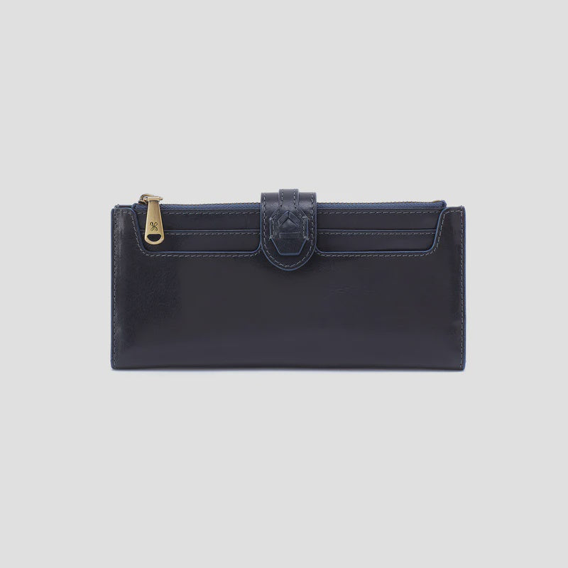 Hobo Dunn Continental Wallet in Navy Horizon