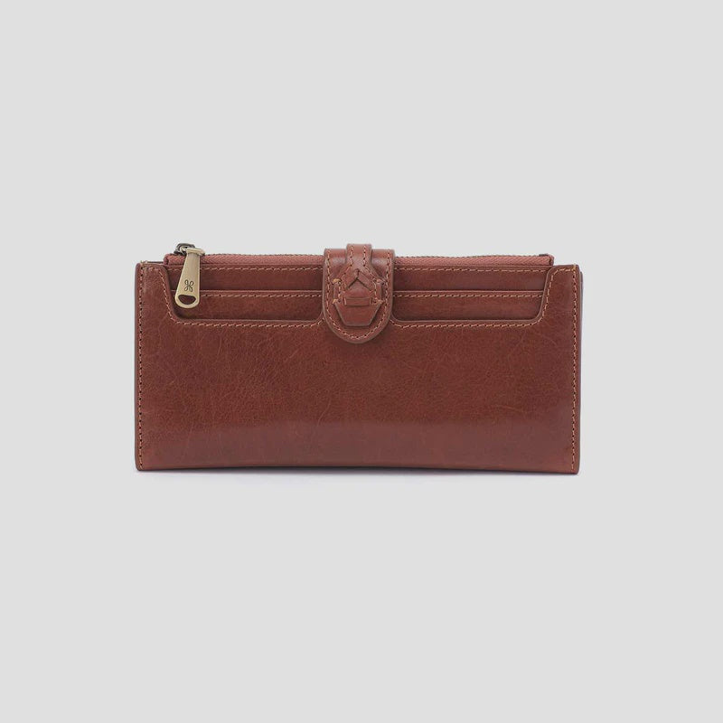 Hobo Dunn Continental Wallet in Pecan Ridge