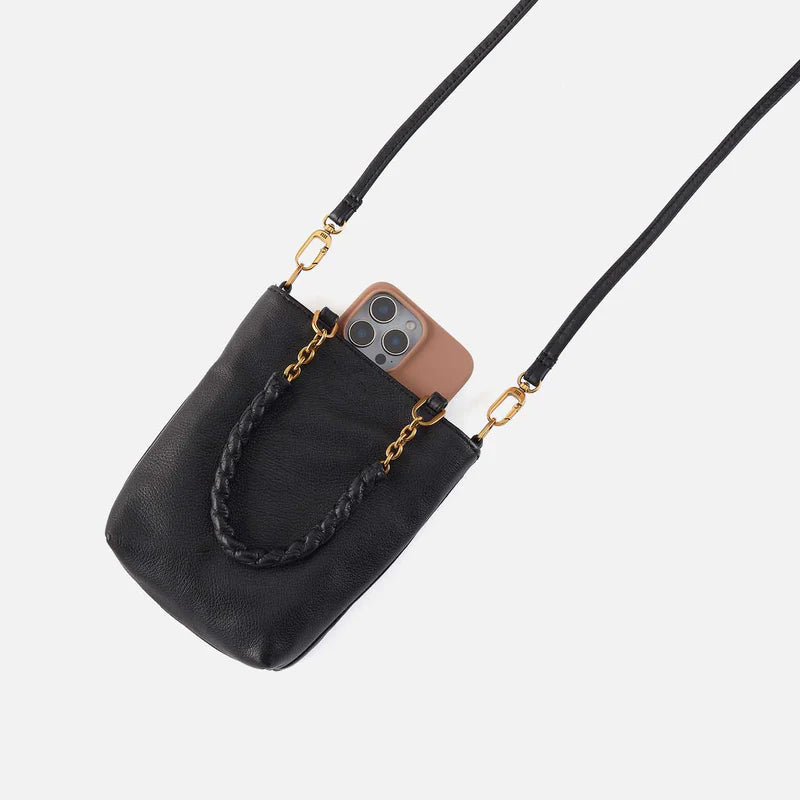 Hobo Tennessee Mini Bag in Pebbled Leather | Black