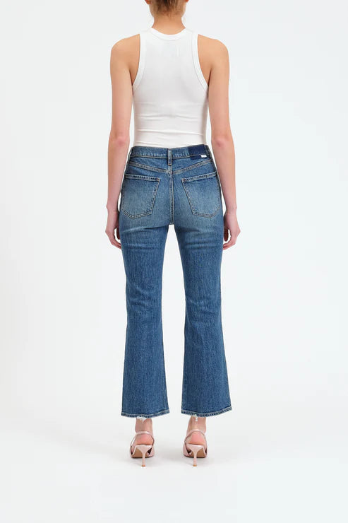 Daze Denim Soho High Rise Ankle Flare in Crush Hour
