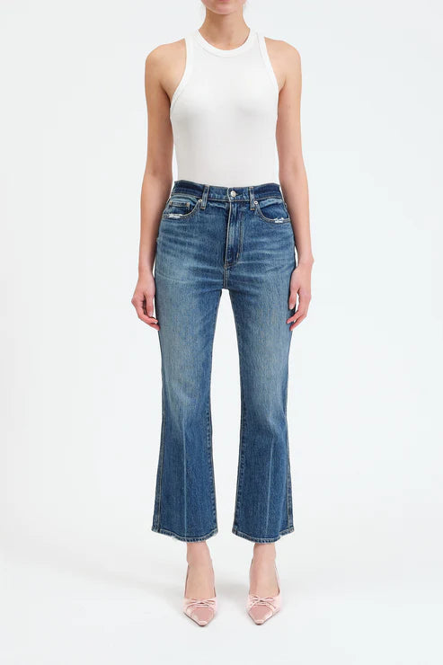 Daze Denim Soho High Rise Ankle Flare in Crush Hour