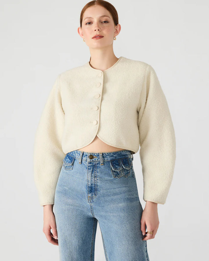Steve Madden Emili Jacket in Cream