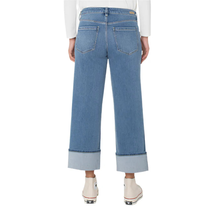 Liverpool Los Angeles Morgan Cuffed Wide Leg Jean in Klamath