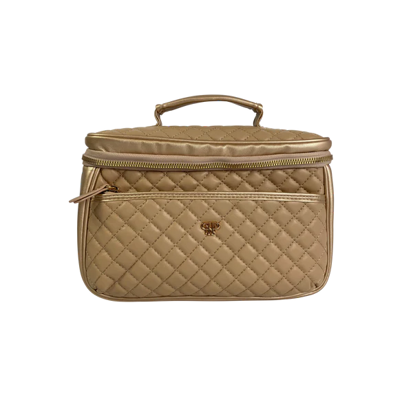 PurseN Classic Train Case - Gold Luster