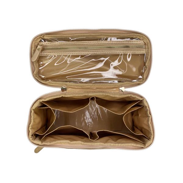 PurseN Classic Train Case - Gold Luster